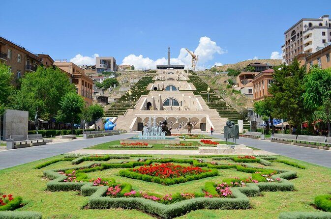 Cultural Walking Tour in Yerevan with Armenian food Tastings - Charles Aznavour Square and Sea Buckthorn Juice