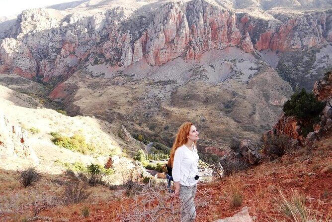 Day Trip to Tatev Monastery - Noravank Monastery: red cliffs, quick wander time, and possible goats