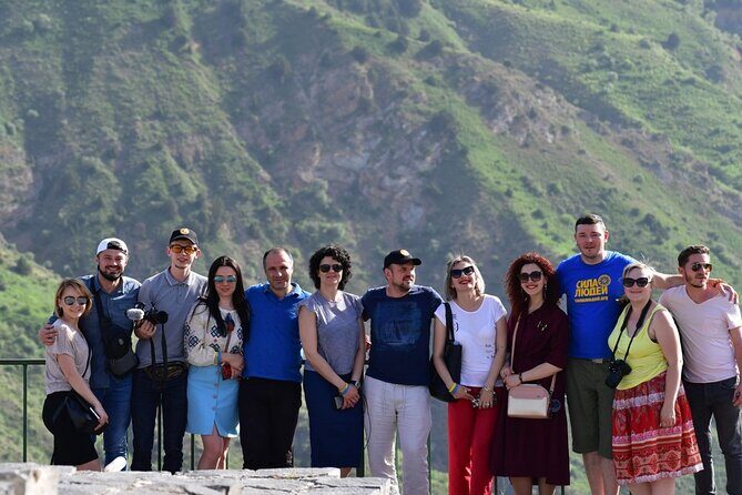 Private tour to Garni temple, Geghard Monastery, Symphony of Stones - Geghard Monastery in a cave: the spear story and the quiet cool inside