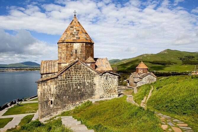 Private Tour: Tsaghkadzor, Ropeway, Kecharis Monastery, Sevan Lake, Sevanavank - Sevanavank Monastery on the Peninsula: Mariam’s Khachkars and Big Views